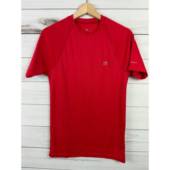 Men's Southern Tide Red Rashguard Short‎ Sleeve XS - Picture 1 of 5